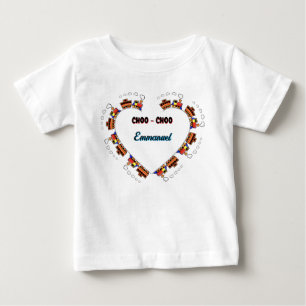 Camiseta Para Bebê Choo-Choo Baby T-Shirt