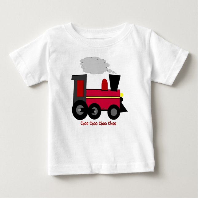 Camiseta Para Bebê Choo Choo Train (Frente)