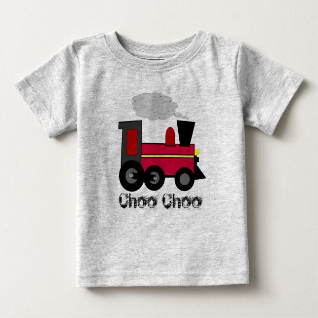 Camiseta Para Bebê Choo Choo Train (Frente)