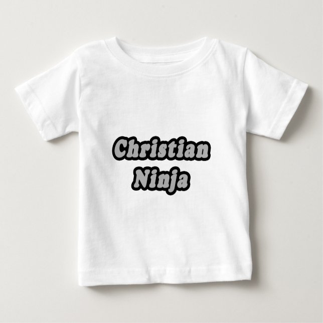 Camiseta Para Bebê Christian Ninja (Frente)