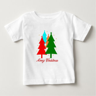 Camiseta Para Bebê Christmas theme baby shirt