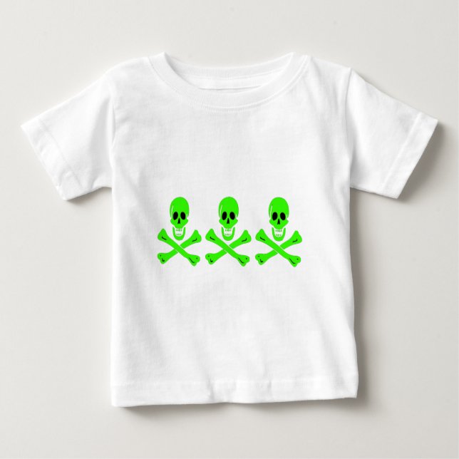 Camiseta Para Bebê Christopher Condent-Verde (Frente)