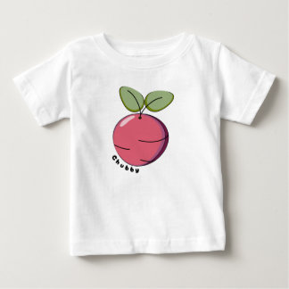 Camiseta Para Bebê Chubby Beet