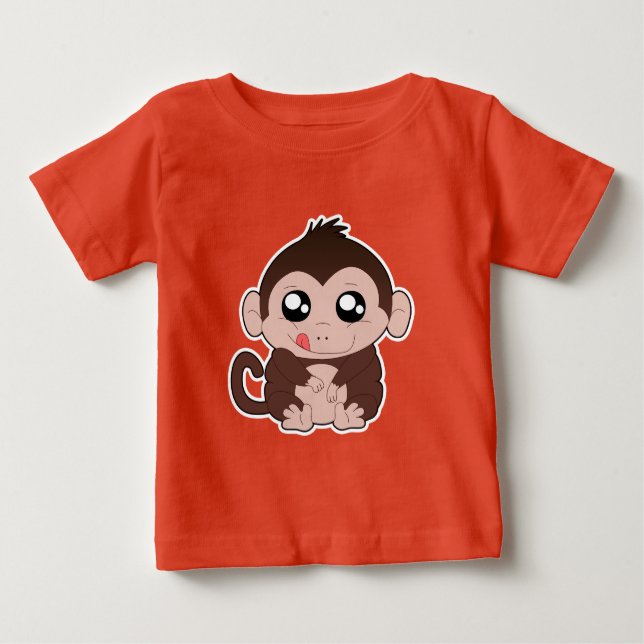 Camiseta Para Bebê Chunky Monkey Baby (Frente)