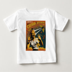 Camiseta Para Bebê Cicada Gritando Senhora 2024