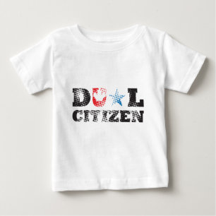 Camiseta Para Bebê Cidadão duplo