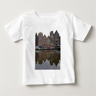 Camiseta Para Bebê Cidade de Amsterdão