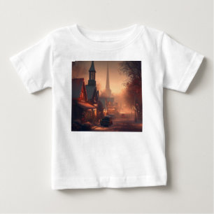 Camiseta Para Bebê Cidade Pequena Natal 4