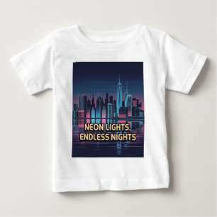 Camiseta Para Bebê Cidade Que Nunca Dorme Nova York