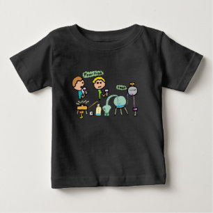 Camiseta Para Bebê Ciência Engraçada