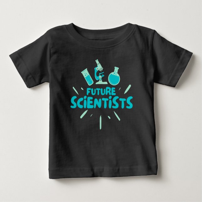 CAMISETA PARA BEBÊ CIENTISTA FUTURO - LABLIFA (Frente)