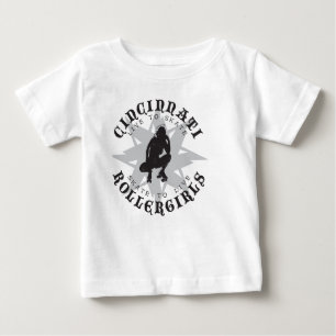 Camiseta Para Bebê Cincinnati Rollergirls Kids & Baby T-Shirt
