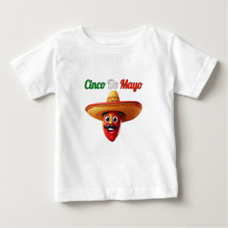 Camiseta Para Bebê Cinco De Mayo