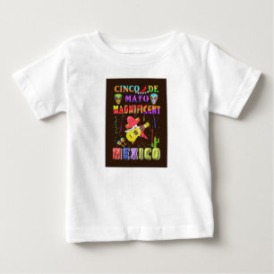 Camiseta Para Bebê Cinco de Mayo magnífico México