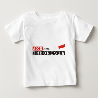 Camiseta Para Bebê cinta Indonésia do aku