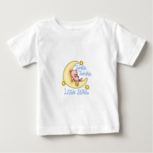 CAMISETA PARA BEBÊ CINTILAÇÃO DA CINTILAÇÃO POUCA ESTRELA