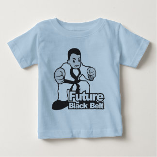 Camiseta Para Bebê Cinto Negro Futuro