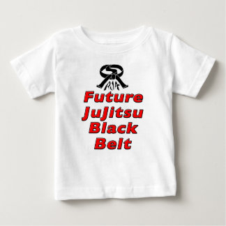 Camiseta Para Bebê Cinturão negro do futuro da academia do JuJitsu de