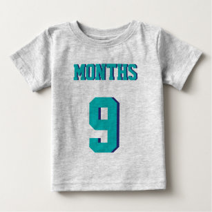 Camiseta Para Bebê Cinza e Teto Bebê   Sports Jersey Design