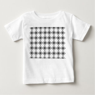 Camiseta Para Bebê Cinza Harlequin