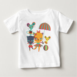 Camiseta Para Bebê Circo Cuties