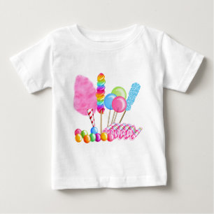 Camiseta Para Bebê Circo dos doces