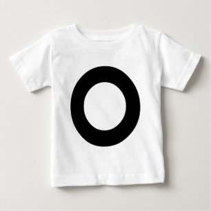 Camiseta Para Bebê Círculo em Retenção