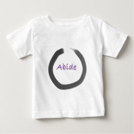 Camiseta Para Bebê Círculo Enso Budista de bide Zen