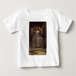 Camiseta Para Bebê Círculo Oferecendo Taça a Ulisses