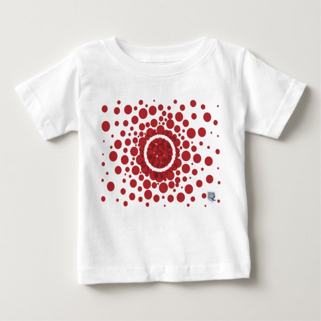 Camiseta Para Bebê Círculos (Frente)