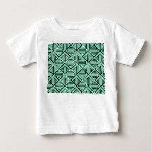 Camiseta Para Bebê Círculos e Diamantes do Art Deco
