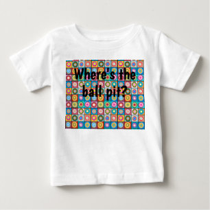 Camiseta Para Bebê Círculos Inspirados em Kandinsky