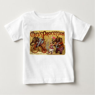 Camiseta Para Bebê Circus Baby T-Shirt