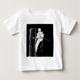 Camiseta Para Bebê Cirurgião Árvore Arborista no trabalho presente Ch