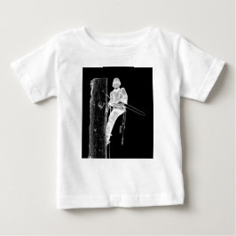 Camiseta Para Bebê Cirurgião Árvore Arborista no trabalho presente Ch