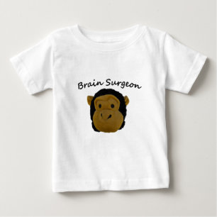 Camiseta Para Bebê Cirurgião do Cérebro