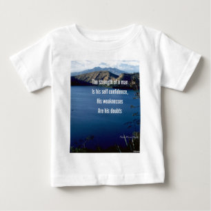 Camiseta Para Bebê Citação autossegura