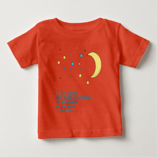 Camiseta Para Bebê Citação das Estrelas Galileo