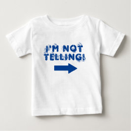 Camiseta Para Bebê Citação Fofa "Não Estou Dizendo!" com Seta