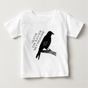 Camiseta Para Bebê Cite o corvo