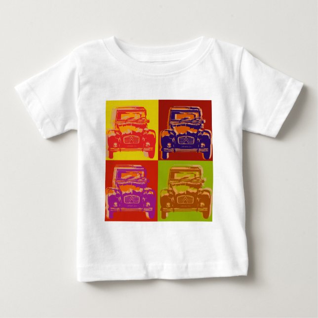 Camiseta Para Bebê Citroen 2CV 1 (Frente)