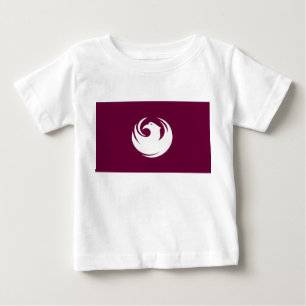Camiseta Para Bebê City Flag de Phoenix (Arizona)