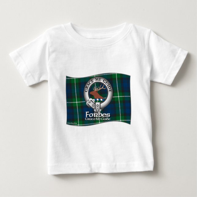Camiseta Para Bebê Clã de Forbes (Frente)