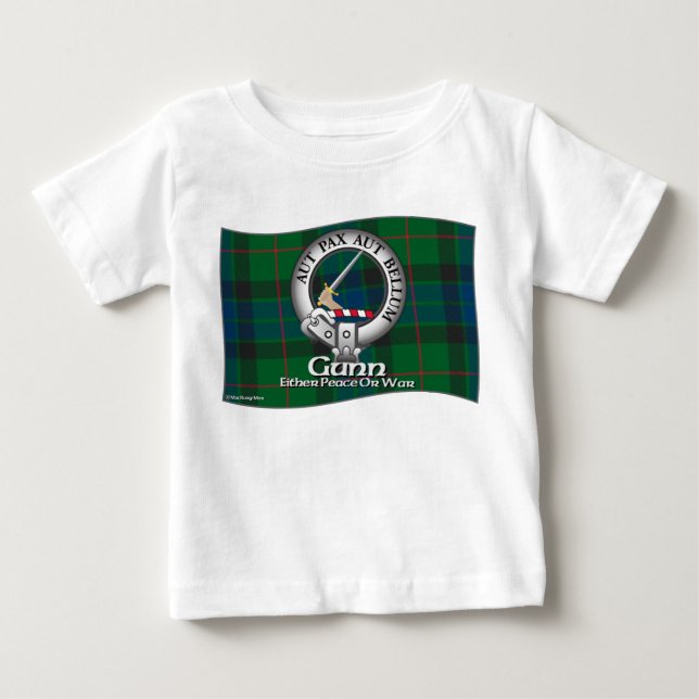 Camiseta Para Bebê Clã de Gunn (Frente)