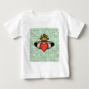 Camiseta Para Bebê Claddagh.