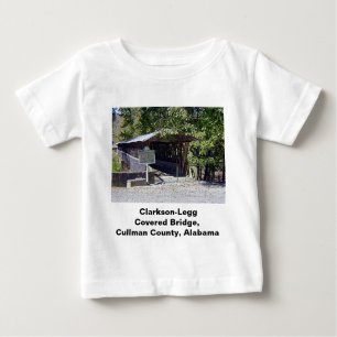 Camiseta Para Bebê Clarkson Covered Bridge Alabama