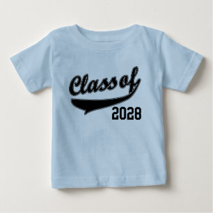Camiseta Para Bebê Classe de T-Shirt 2028
