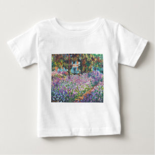 Camiseta Para Bebê Claude Monet - o jardim do artista em Givern