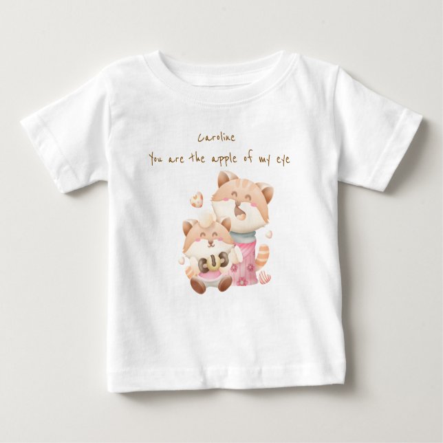 CAMISETA PARA BEBÊ CLOTHES BABY (Frente)