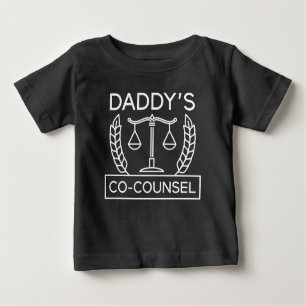 Camiseta Para Bebê Co-Conselheiro do pai